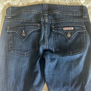 Hudson Women's Dark Blue wide leg Jeans